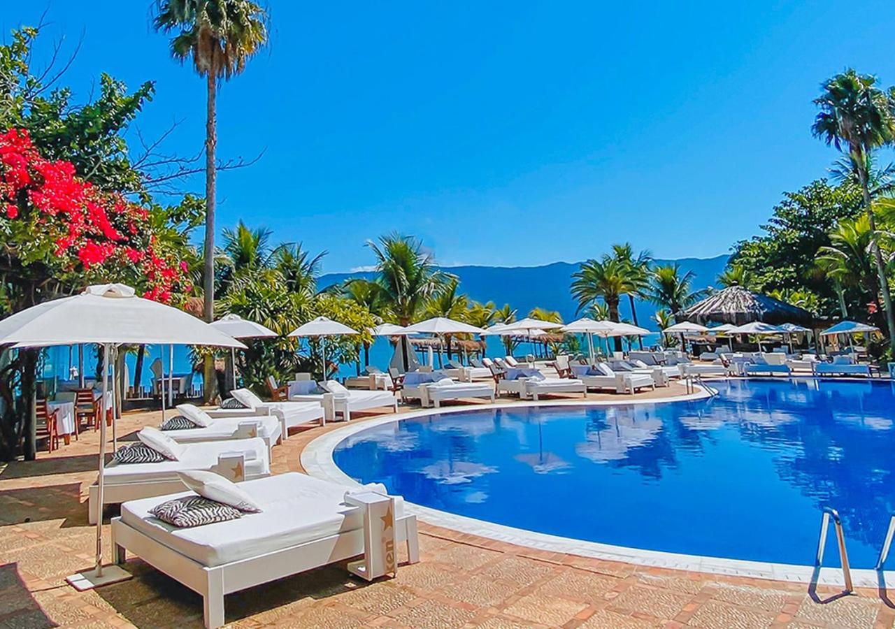 Dpny Beach Hotel & Spa Ilhabela Kültér fotó The pool at the resort