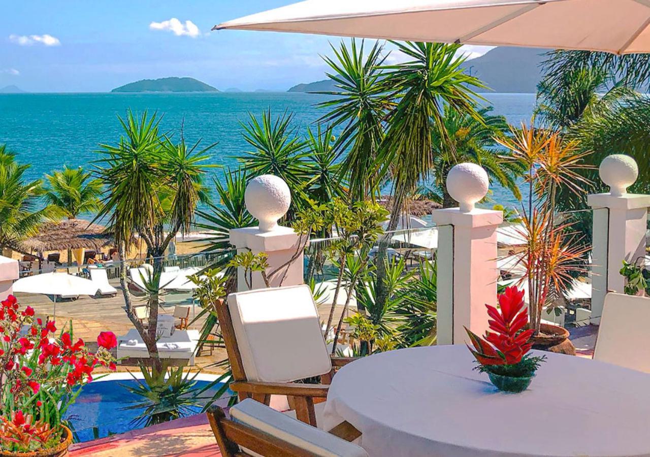 Dpny Beach Hotel & Spa Ilhabela Kültér fotó View of the beach from the hotel