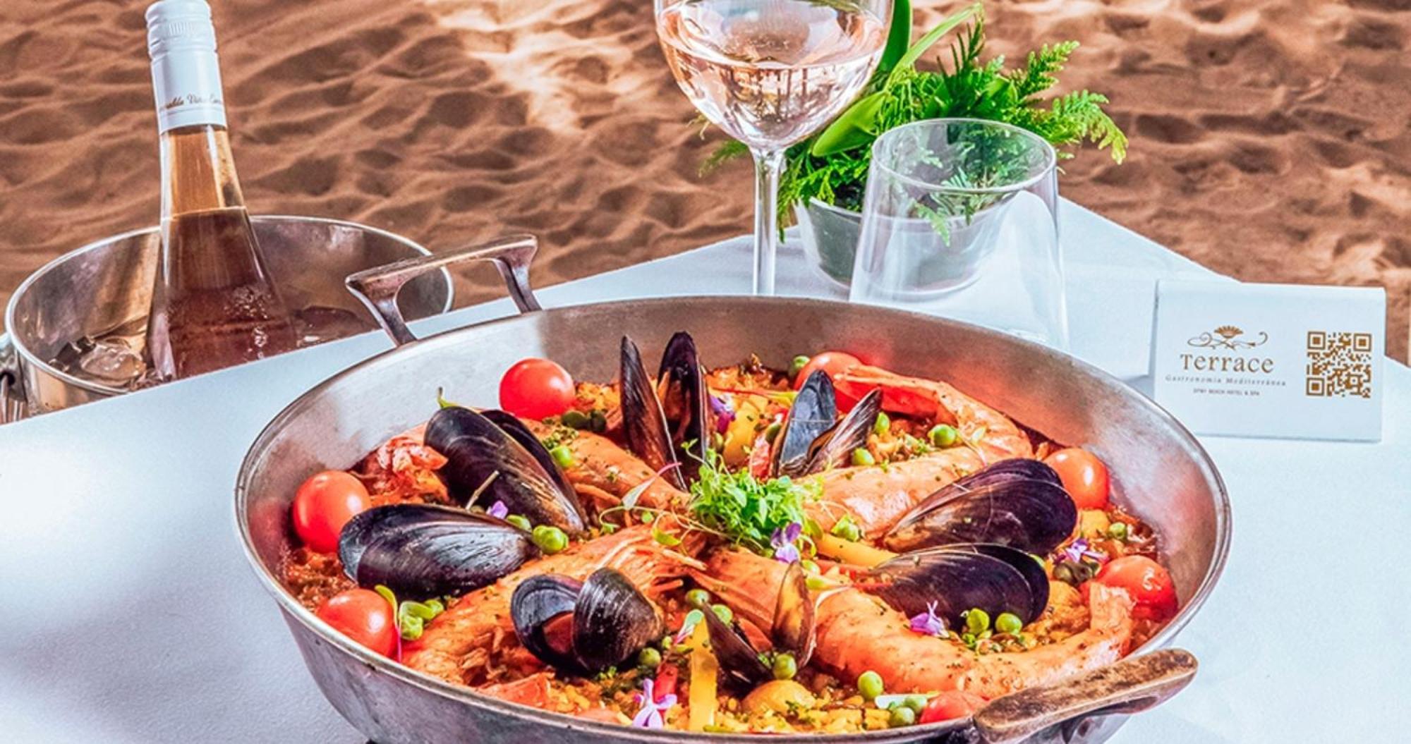 Dpny Beach Hotel & Spa Ilhabela Kültér fotó Paella